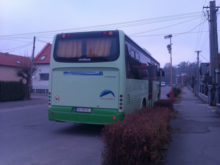 Irisbus Crossway 10,5M #RK-983BJ na ulici Štefana Furdeka v Trstenej (Autor: Warri)